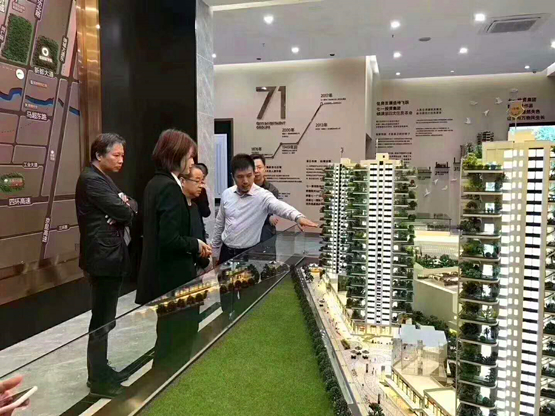 甘肅華偉房地產(chǎn)開發(fā)公司董事長及政府人員一行考察溝通項目