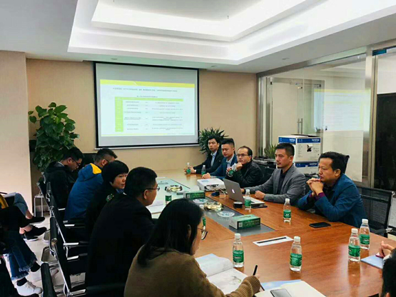 北大資源湖南&河南區(qū)域公司副總裁以及浙江尚格集團總裁團隊一行考察溝通項目